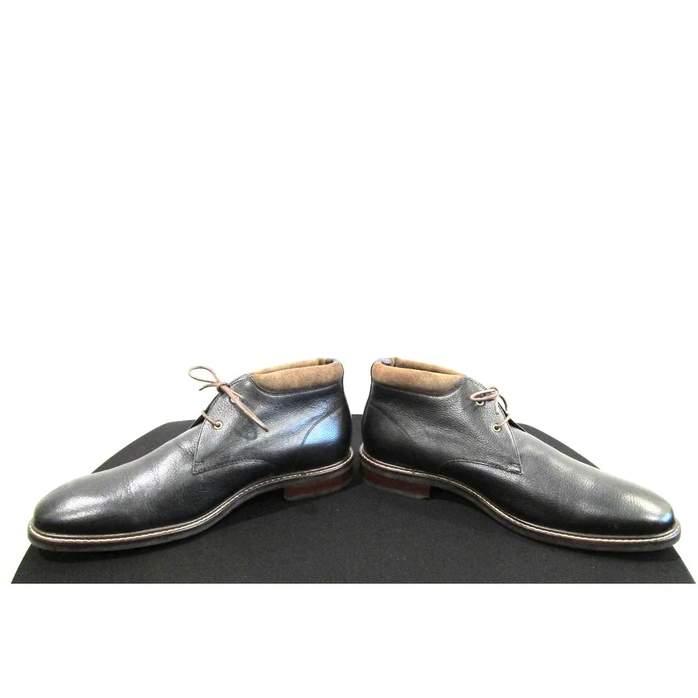 NWOB Cole Haan Grand OS Watson C26153 Black Leather Chukka Boots Men 10M